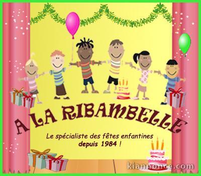 Animations enfantines, anniversaire à domicile avec la ribambelle