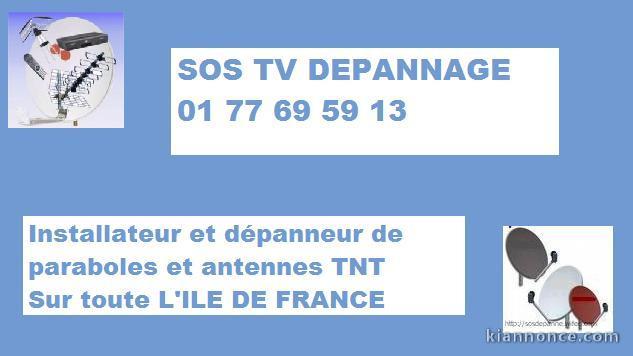 Installateur de parabole et antenne TNT / dépannage au 0609656664