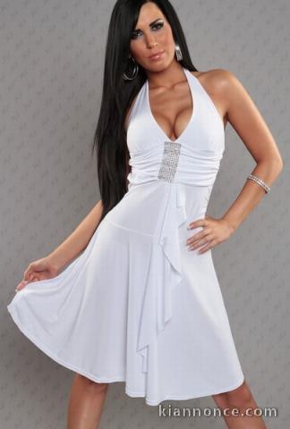 Robe Longue Tyffanie blanche