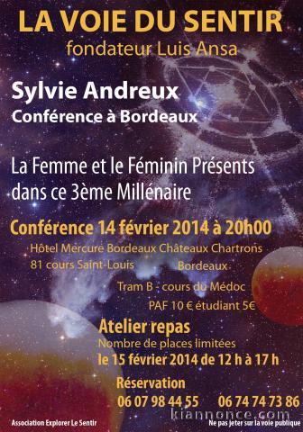 Conférence : La Femme et le Féminin Présents dans ce 3ème Milléna