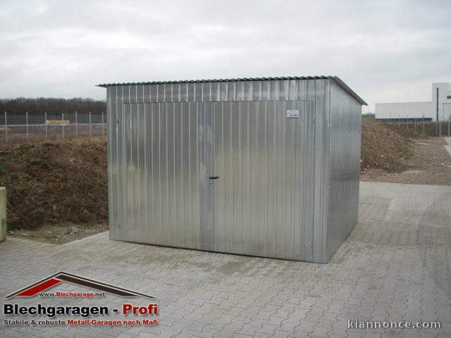 Garage en tôle 3 x 5 m