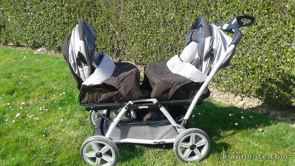 Poussette double duette Peg Perego