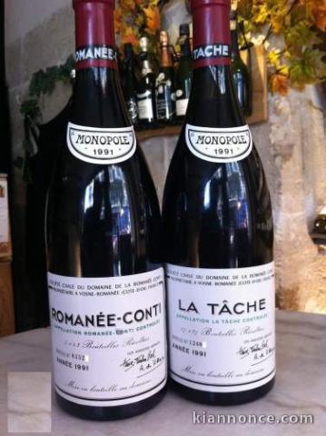 Drc romanee conti et la tache 1991