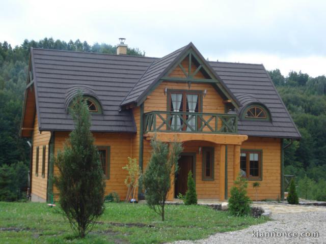 constructeur maison,chalet ossature bois