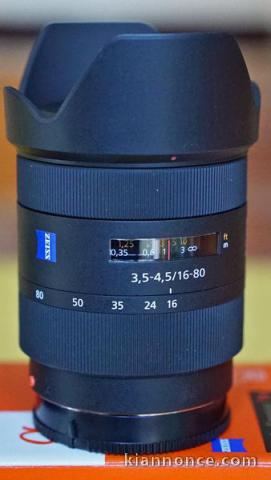 Objectif Sony Zeiss Vario-Sonnar T* DT 3,5-4,5/16-80 ZA