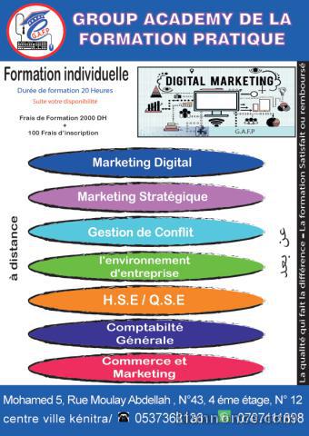 FORMATION EN MARKETING DIGITAL à distance 