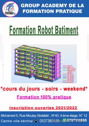 Formation Robot bâtiment  ( structural analysais) . 