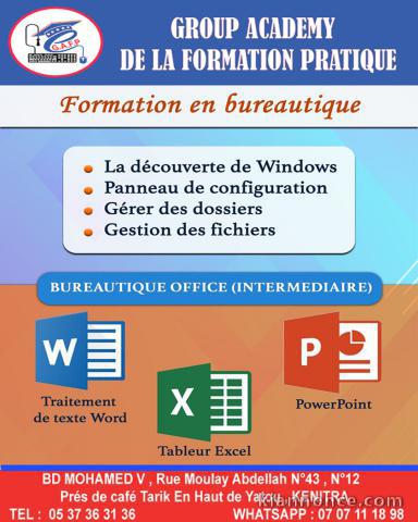 Formation BUREAUTIQUE ( word - excel - power point )  