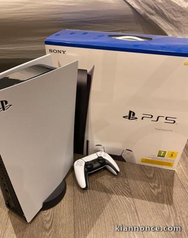 PS5neuf avec deux manettes