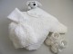 Tricot bébé trousseau blanc rayé Astra bb mixte
