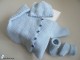 Tricot layette bb fait main, brassière, bonnet, chaussons, béguin