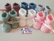 Chaussons tricot bébé modèles layette bb tricotés main